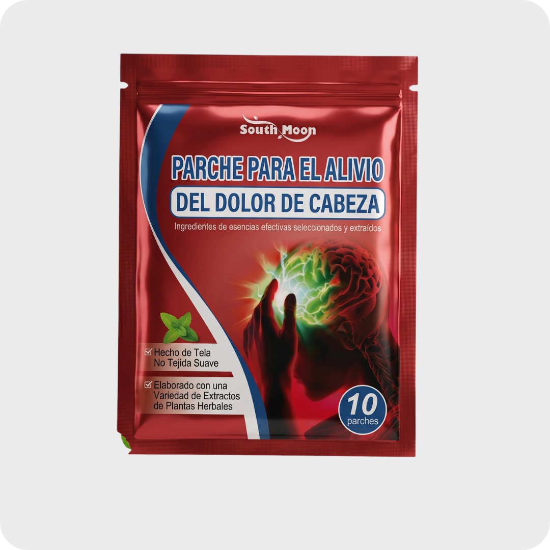 Parches herbales para aliviar el dolor de cabeza