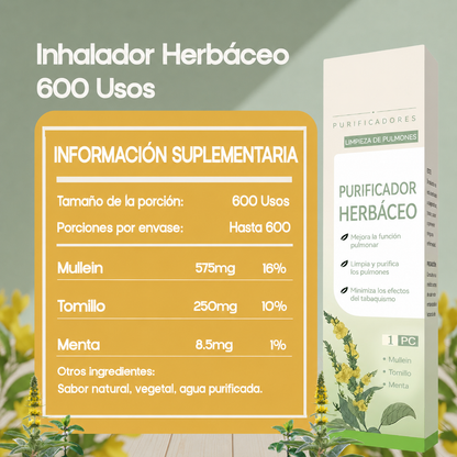 Nuvia – Inhalador Limpieza Pulmonar™